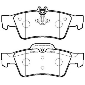 Колодки тормозные дисковые BENZ _ CL550, 600, E320, 350, 500, SL500, 550, S500, 600 4Matic <b>HSB HP5194</b>