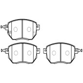 Колодки тормозные дисковые передн INFINITI: FX35 03-05, NISSAN: MURANO 03-07 <b>HSB HP5206</b>