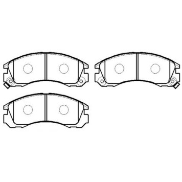 Колодки тормозные дисковые Diamante, Montero <b>HSB HP5229</b>