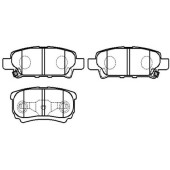 Колодки тормозные дисковые MITSUBISHI: Lancer Ralliart 05- <b>HSB HP8302</b>