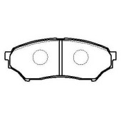 Колодки тормозные MITSUBISHI Pinin передние (4шт.) <b>HSB HP8306</b>