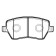 Колодки тормозные дисковые NISSAN RENAULT Clio, Modus, MICRA <b>HSB HP9080</b>