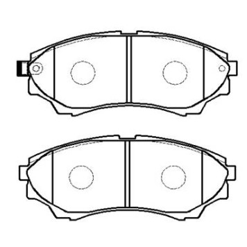 Колодки тормозные FORD Ranger (99-) MAZDA B-Series (99-) (4шт.) <b>HSB HP9190</b>