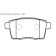 Колодки тормозные дисковые задн MAZDA: MPV, CX-7, CX-9  FORD: Edge <b>HSB HP9194</b>