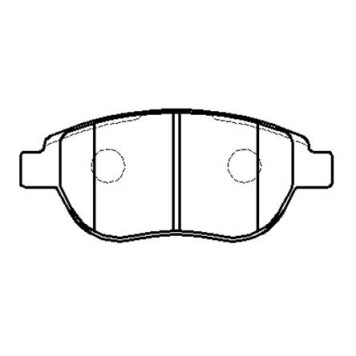 Колодки тормозные PEUGEOT 307 CITROEN Xsara (2.0 HDi) (02-) передние (4шт.) <b>HSB HP9602</b>