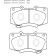 Колодки торм. ( №1 в корее) TOYOTA HILUX 02.май -2.7D-4D перед. к-т <b>HSB HP9961</b>