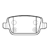 Колодки тормозные дисковые задн FORD: GALAXY 06-, MONDEO 06-, S-MAX 06-  LAND ROVER: FEELANDER 2 07-, подходит для VOLVO: S80 06-, V70 08- <b>HSB HP9971</b>