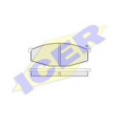 Колодки тормозные дисковые для NISSAN HOMY(E24), PATROL GR(GR,Y60), PATROL III/2(K260,W260), PATROL(K160,W160), URVAN(E24) <b>ICER 140347 / 20863</b>