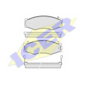 Колодки тормозные дисковые для NISSAN 300 ZX(Z31), AUSTER, CEDRIC(Y30), CIMA, GLORIA(Y30,Y31), SILVIA(S12), STANZA, VANETTE(C22) <b>ICER 140518 / 21099</b>