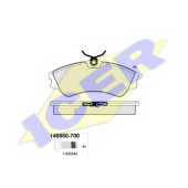 Колодки тормозные дисковые для VW TRANSPORTER(70XA, 70XB, 70XC, 70XD, 7DB, 7DK, 7DW) <b>ICER 140880-700 / 20124</b>