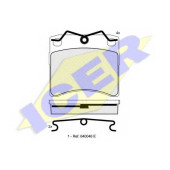 Колодки тормозные дисковые для VW TRANSPORTER(70XA, 70XB, 70XC, 70XD, 7DB, 7DK, 7DW) <b>ICER 140895 / 20652</b>