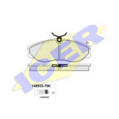 Колодки тормозные дисковые для FORD MAVERICK(UDS,UNS) / NISSAN SERENA(C23M,C24), TERRANO(R20), VANETTE(HC 23) <b>ICER 140933-700 / 21481</b>