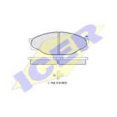 Колодки тормозные дисковые для TOYOTA HIACE(LH1#, LH5#, LH6#, LH7#, RZH1#, YH5#, YH6#, YH7#), HILUX(LN5#, LN6#, LN8#, RN5#, RN6#, YN5#, YN6#) <b>ICER 141010 / 21689</b>