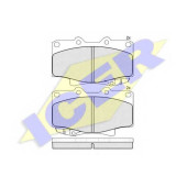 Колодки тормозные дисковые для TOYOTA LAND CRUISER(#J7#, #J8#, BJ7#, HZJ7#, KZJ7#, LJ7#, PZJ7#, RJ7#) <b>ICER 141026 / 21775</b>