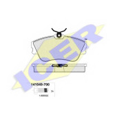 Колодки тормозные дисковые для VW TRANSPORTER(70XA, 70XB, 70XC, 70XD, 7DB, 7DK, 7DW) <b>ICER 141049-700 / 21479</b>