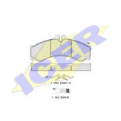 Колодки тормозные дисковые для VW LT(2, 2DA, 2DB, 2DC, 2DD, 2DE, 2DF, 2DH, 2DK) <b>ICER 141126-204 / 29076</b>