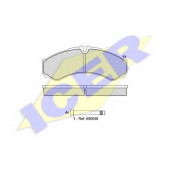 Колодки тормозные дисковые <b>ICER 141208 / 29121</b>