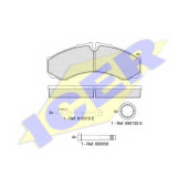Колодки тормозные дисковые <b>ICER 141208-123 / 29121</b>