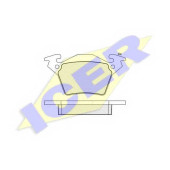 Колодки тормозные дисковые для MERCEDES V(638/2), VITO(638) <b>ICER 141284 / 23020</b>