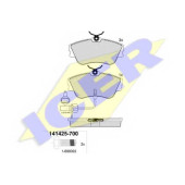 Колодки тормозные дисковые для VW TRANSPORTER(70XA, 70XB, 70XC, 70XD, 7DB, 7DK, 7DW) <b>ICER 141425-700 / 21479</b>