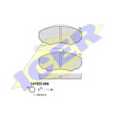 Колодки тормозные дисковые для CITROEN JUMPER(244,Z#) / FIAT DUCATO(244,Z#) / PEUGEOT BOXER(230L,230P,244,Z#,ZCT#) <b>ICER 141523 / 23917</b>