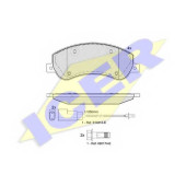 Колодки тормозные дисковые для FORD TRANSIT CONNECT(P65#,P70#,P80#), TRANSIT TOURNEO, TRANSIT <b>ICER 141793 / 24484</b>