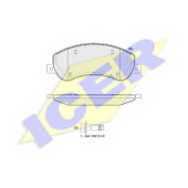 Колодки тормозные дисковые для VW AMAROK(2H#,S1B) <b>ICER 141793-204 / 24484</b>