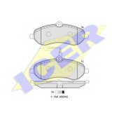 Колодки тормозные дисковые для CITROEN JUMPY, SPACETOURER / FIAT SCUDO(270, 272) / PEUGEOT EXPERT(VF3A#, VF3U#, VF3V#, VF3X#), TRAVELLER / TOYOTA PROACE <b>ICER 141802 / 24595</b>