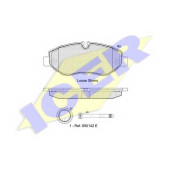 Колодки тормозные дисковые <b>ICER 141832 / 29229</b>