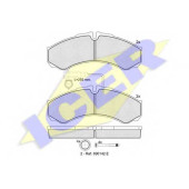 Колодки тормозные дисковые для NISSAN CABSTAR <b>ICER 141848 / 29121</b>