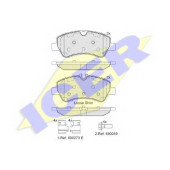 Колодки тормозные дисковые для FORD TOURNEO CUSTOM, TRANSIT CUSTOM, TRANSIT <b>ICER 142116 / 25604</b>
