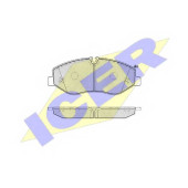 Колодки тормозные дисковые для MERCEDES V(W447), VITO Mixto(W447), VITO(W447) <b>ICER 142191 / 22062</b>