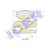 Колодки тормозные дисковые для VW CADDY, GOLF, JETTA, PASSAT, SANTANA, SCIROCCO, VENTO <b>ICER 180460 / 20887</b>