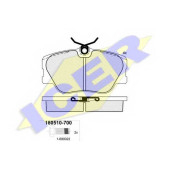 Колодки тормозные дисковые для MERCEDES (W124), 190(W201), COUPE(C124), KOMBI(S124) <b>ICER 180510-700 / 20941</b>