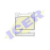 Колодки тормозные дисковые для VOLVO 240(P242,P244,P245), 260(P262,P264,P265), 740(744,745), 780, 940(944,945) <b>ICER 180770 / 23345</b>