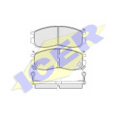 Колодки тормозные дисковые для CHRYSLER SEBRING / HYUNDAI SANTAMO / MITSUBISHI COLT, ECLIPSE, GALANT, LANCER, MIRAGE, SANTAMO, SAPPORO, SPACE RUNNER, SPACE <b>ICER 180771 / 21647</b>