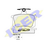 Колодки тормозные дисковые для AUDI 100, 200, 80, 90, A4, A6, A8, CABRIOLET, COUPE, QUATTRO, V8 <b>ICER 180784-700 / 21144</b>
