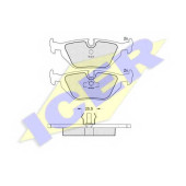 Колодки тормозные дисковые для BMW 3(E30,E36), Z3(E36) <b>ICER 180802 / 20180</b>