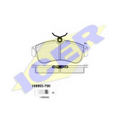 Колодки тормозные дисковые для NISSAN ALMERA(N16), PRIMERA(P10,P11) <b>ICER 180803-700 / 21546</b>