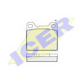 Колодки тормозные дисковые для VOLVO 240, 260, 740, 760, 780, 850, 940, 960, C70, S70, S90, V70, V90, XC70 CROSS COUNTRY <b>ICER 180890 / 20755</b>
