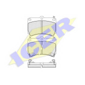 Колодки тормозные дисковые для KIA RIO(DC,DC#) / MAZDA 121(DB), 323 P(BA), 323(BG), DEMIO(DW), FAMILIA(BA,BG), FESTIVA <b>ICER 180970 / 21654</b>