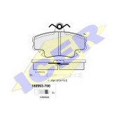 Колодки тормозные дисковые для RENAULT 19, 5, CLIO, MEGANE, RAPID, SUPER 5, THALIA, TWINGO <b>ICER 180993-700 / 21463</b>