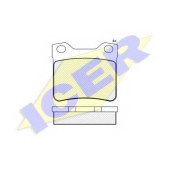 Колодки тормозные дисковые для PEUGEOT 406(8B,8C,8E/F), 607(9D,9U) <b>ICER 181109 / 21278</b>
