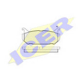Колодки тормозные дисковые для MAZDA 626(GE), MX-6(GE), XEDOS 6(CA) <b>ICER 181110 / 21766</b>