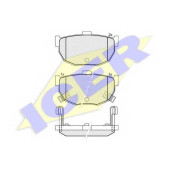Колодки тормозные дисковые для HYUNDAI COUPE(GK,RD), ELANTRA(XD), LANTRA(J-2), TIBURON / KIA CERATO KOUP(TD), CERATO(LD,TD) / NISSAN MAXIMA(J30) <b>ICER 181144 / 21553</b>