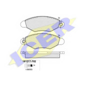 Колодки тормозные дисковые для NISSAN KUBISTAR(X76,X80) / RENAULT KANGOO Express(FC0/1#), KANGOO(KC0/1#) <b>ICER 181217-702 / 21981</b>