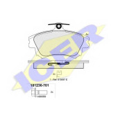 Колодки тормозные дисковые для MITSUBISHI CARISMA(DA#), COLT CZC(RG), COLT(Z2#A,Z3#A) / VOLVO S40(VS), V40(VW) <b>ICER 181236-701 / 21983</b>