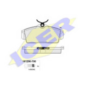 Колодки тормозные дисковые для NISSAN ALMERA(N16), PRIMERA(P11,WP11) <b>ICER 181290-700 / 23463</b>