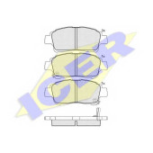 Колодки тормозные дисковые для TOYOTA ECHO, PLATZ, PROBOX/SUCCEED, SOLUNA VIOS, VIOS, YARIS <b>ICER 181304 / 23348</b>