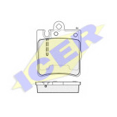 Колодки тормозные дисковые для MERCEDES C(CL203,S203,W203), CLK(A209,C209), E(A124,C124,S210,W210), SLK(R171) <b>ICER 181312-202 / 21899</b>